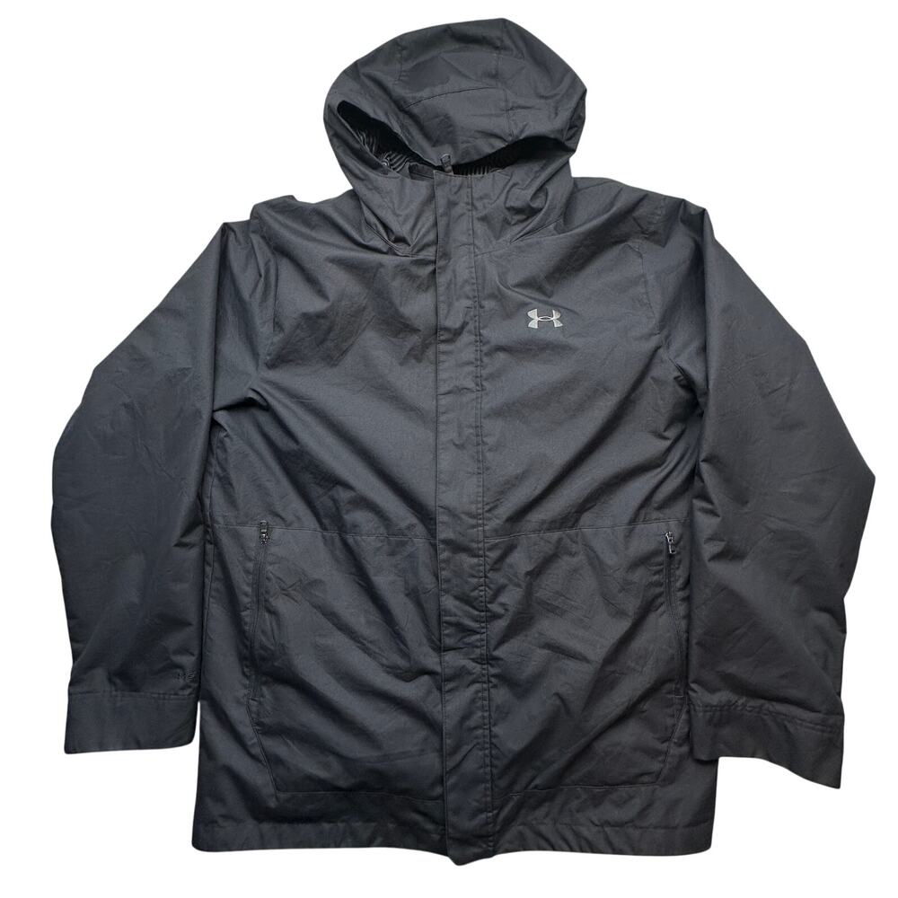 Under Armour 3-in-1 Storm Jacket ColdGear Black Mens XL Full Zip 1342742 001